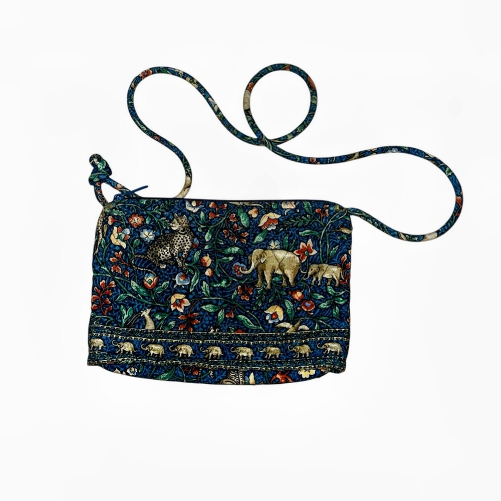 Vera Bradley animal kingdom safari elephant cheetah purse quilted bag crossbody